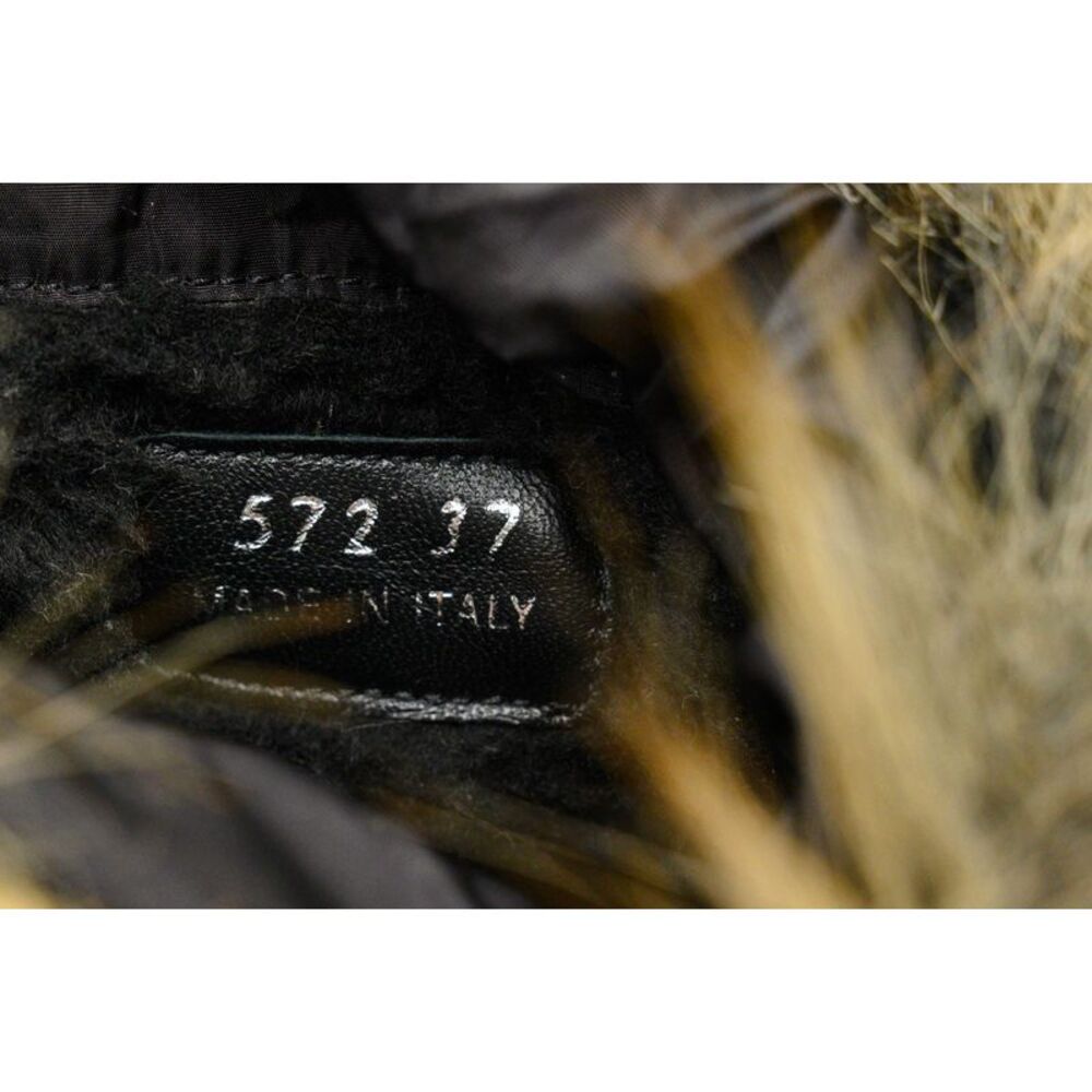 MIU MIU Faux Fur Ankle Boots - Picture 5 of 5